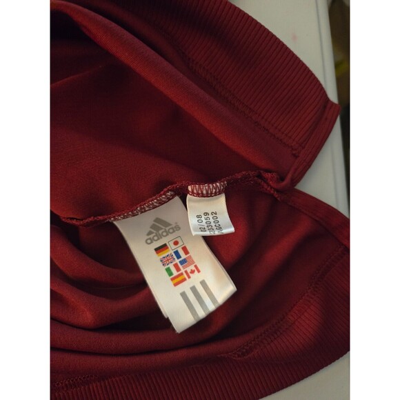 Adidas Golf Polo Shirt Athletic Red Polyester Size Large Mens - Picture 2 of 9